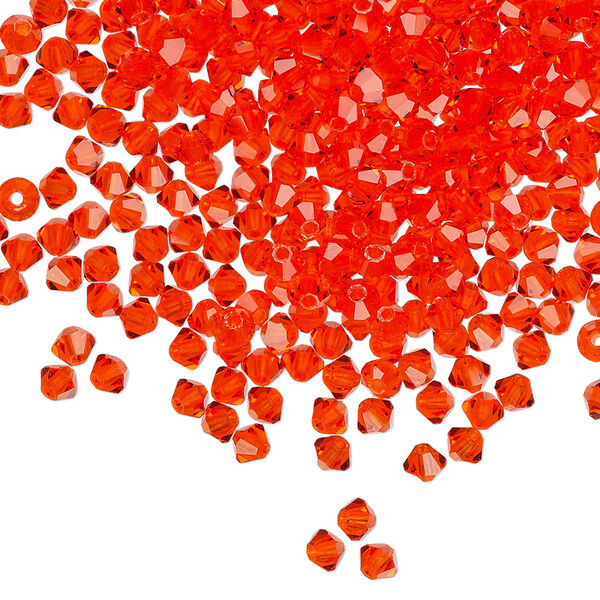 Bead 1440pk hyacinth, Preciosa Czech crystal 3mm bicone image number 0