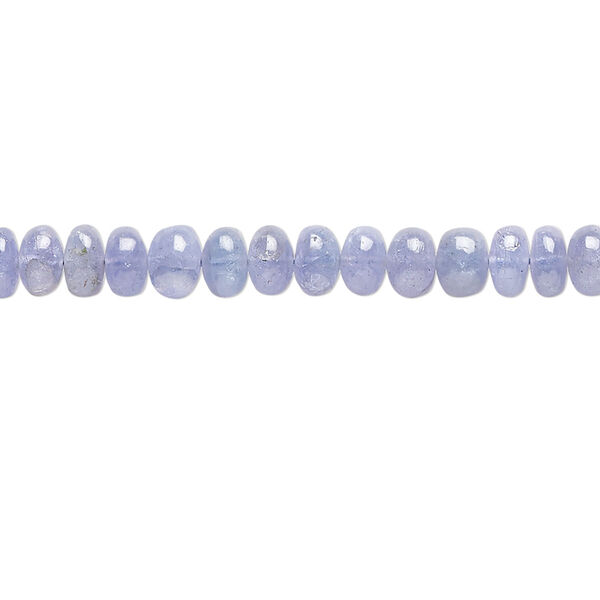 Bead, tanzanite (heated), 5x2mm-6x4mm hand-cut rondelle, C grade, Mohs hardness 6 to 7. Sold per 18-inch strand. image number 0