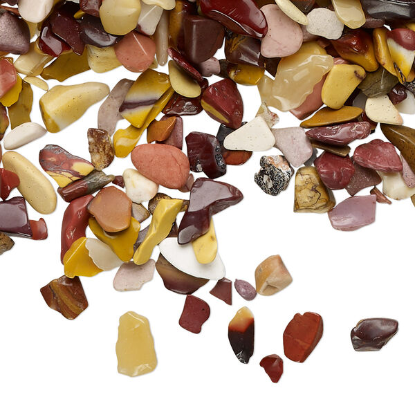 Moukaite jasper 1pkg1, undrilled inlay chip natural 2 oz mini image number 0