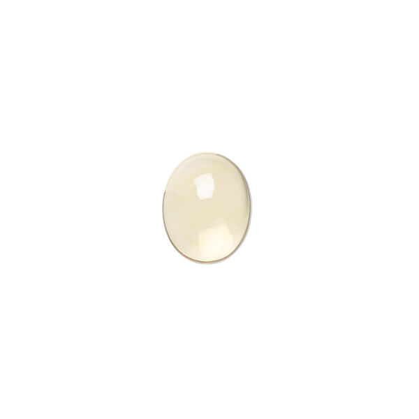 Citrine 1pkg1, hand-cut calibrated oval cab 10x8mm image number 0