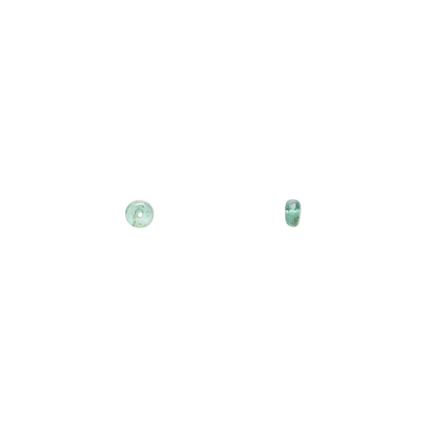 Emerald 1pkg1, hand-cut rondelle bead B- grade, 3x1mm-4x2mm image number 0
