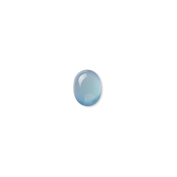 Blue agate 1pkg10, calibrated oval cab B- grade, 9x7mm image number 0