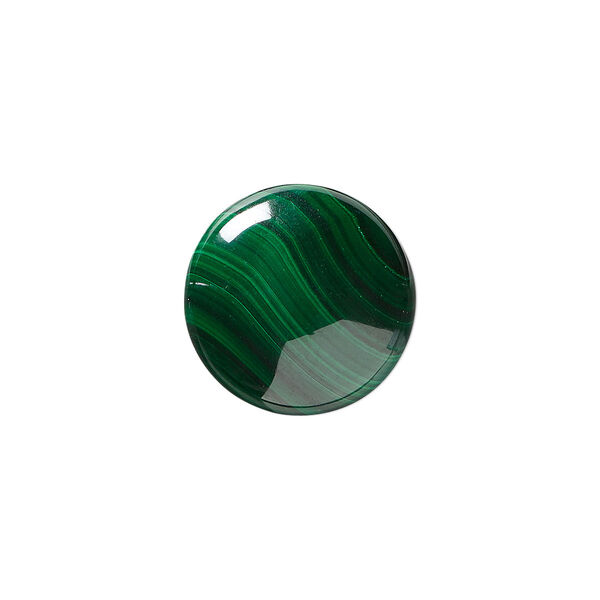 Malachite 1pkg1, calibrated round cab natural 18mm image number 0