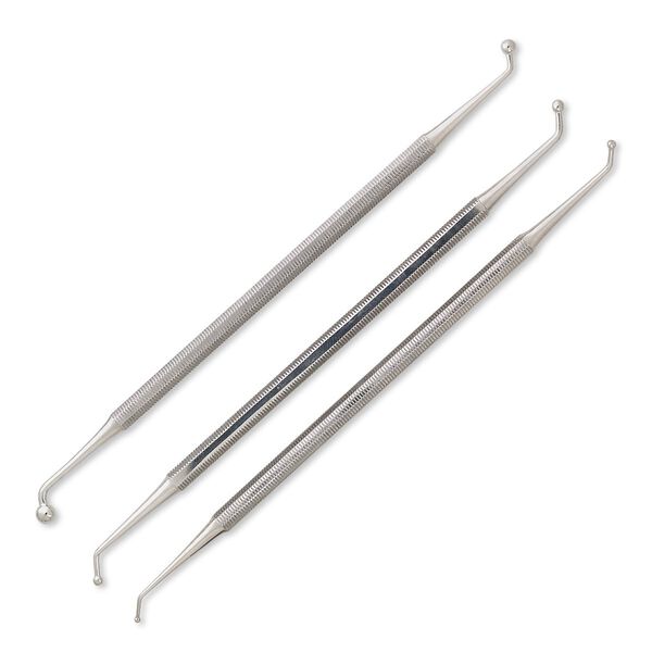Burnisher, stainless steel, 6-1/2 inches. Sold per 3-piece set. image number 0