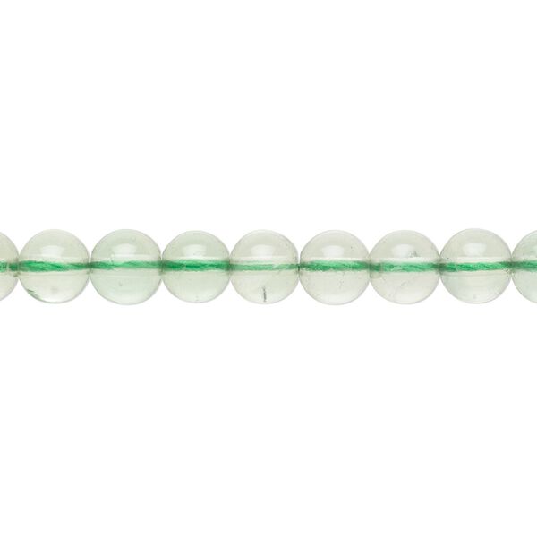 Green fluorite 1pkg1, round bead natural 8 inch 6mm image number 0