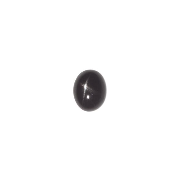 Star diopside 1pkg1, hand-cut non-calibrated oval cab natural 10x8mm image number 0
