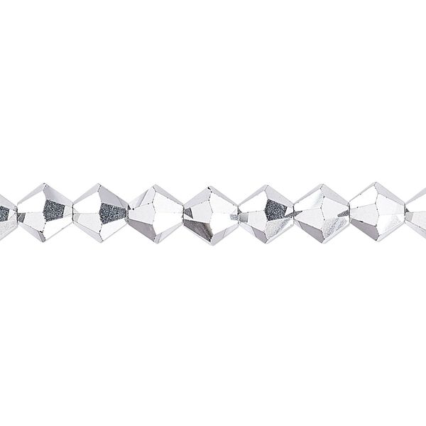 Bead 24pk crystal Labrador 2X, Preciosa Czech crystal 6mm bicone image number 0