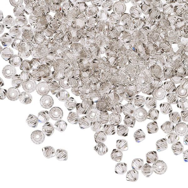 Bead 1440pk crystal velvet, Preciosa Czech crystal 3mm bicone image number 0