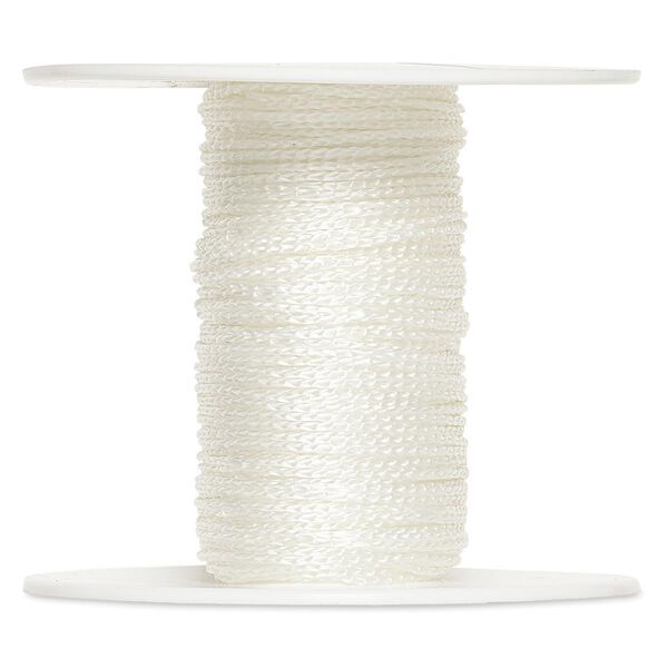 Heddle, Mirrix, plastic, white, single-eye loop. Sold individually. image number 0