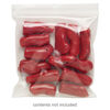 Bag, Tite-Lip™, plastic, clear, 4x4-inch top zip with top hole. Sold per pkg of 100. image number 0