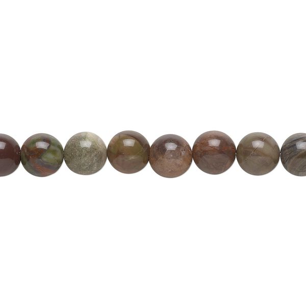 Sierra agate 1pkg1, hand-cut round bead natural 15.5-16 inch 6mm image number 0