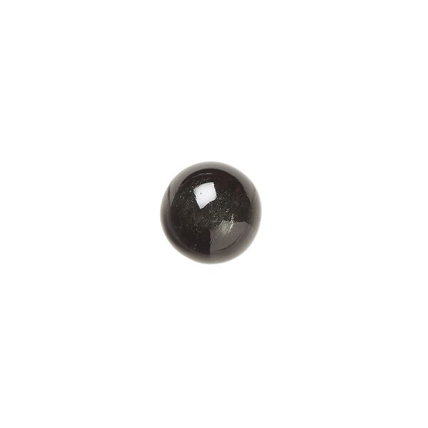 Star diopside 1pkg1, hand-cut non-calibrated round cab natural 9mm image number 0