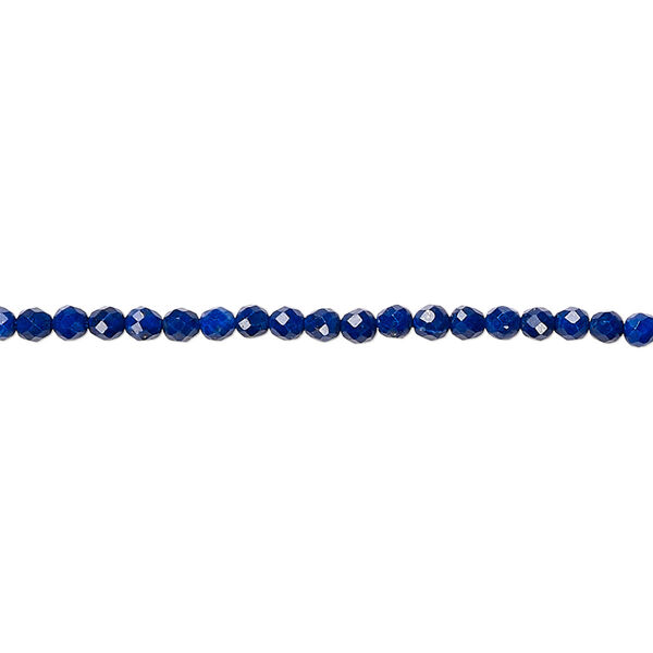 Lapis lazuli 1pkg1, faceted round bead natural 15.5-16 inch 2mm image number 0