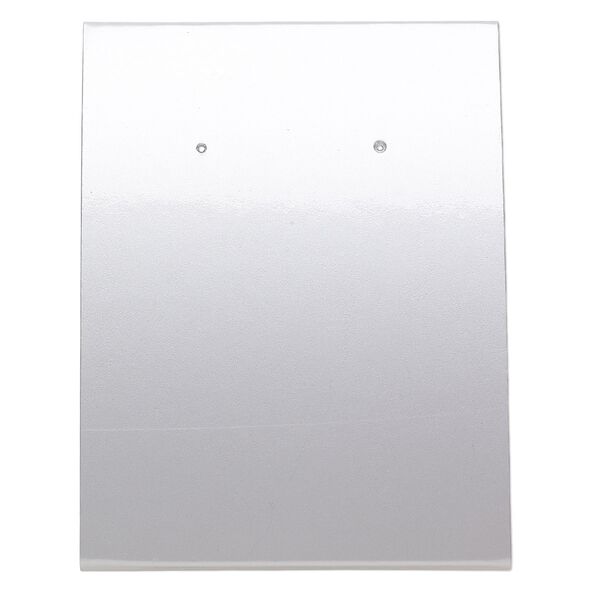 Earring card, adhesive and card stock, silver, 3x2-1/4 inches assembled. Sold per pkg of 100. image number 0