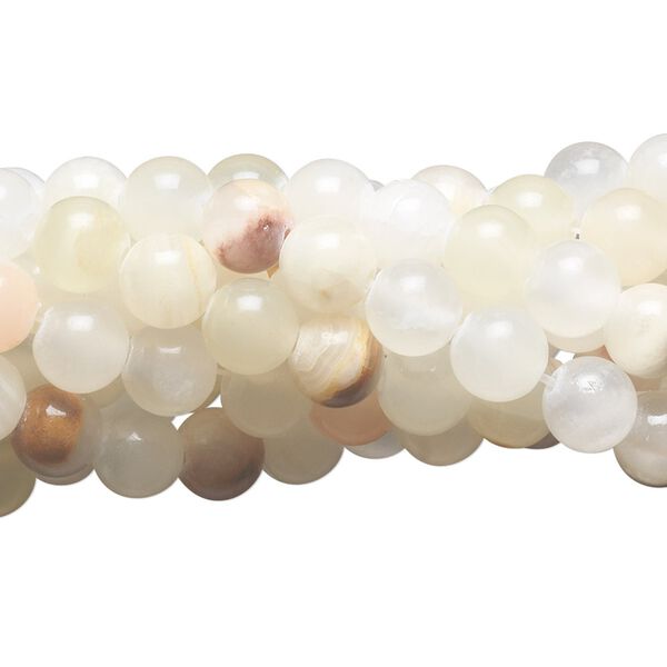 Italian "onyx" 1pkg10, round bead 15.5-16 inch 6mm image number 0