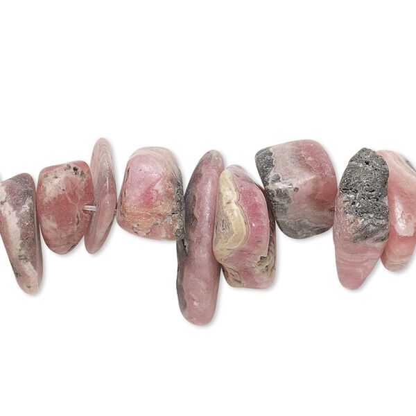 Rhodochrosite 1pkg1, chip bead natural 8 inch large image number 0