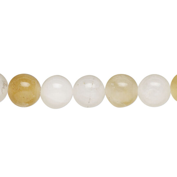 Quartz 1pkg1, round bead 15 inch 7-9mm image number 0