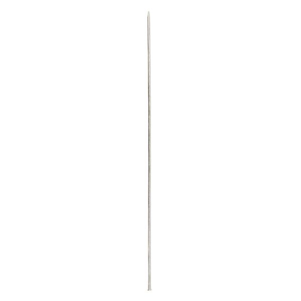 Stick pin, silver-finished brass, 5 inches, 18 gauge. Sold per pkg of 100. image number 0