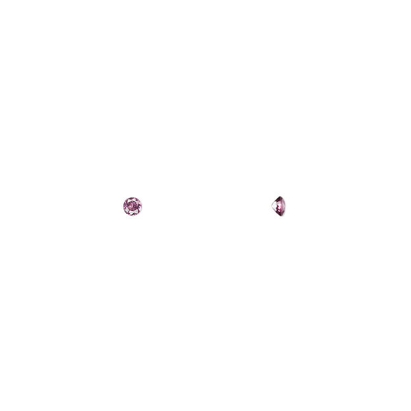 Rhodolite garnet 1pkg8, hand-cut faceted round gem natural 2mm image number 0