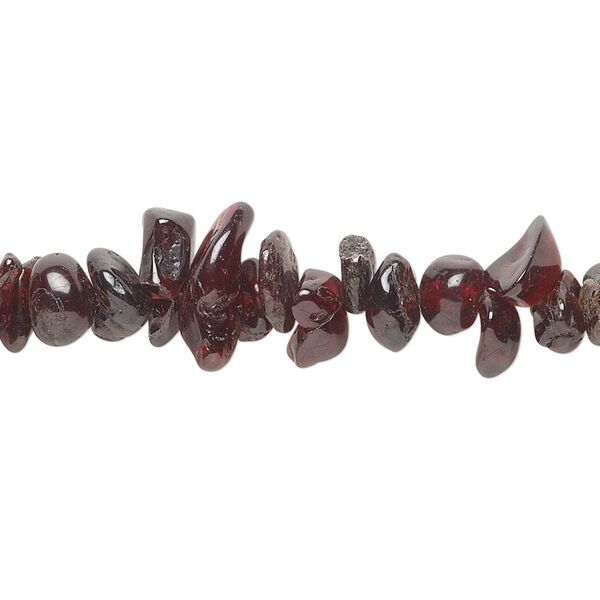 Garnet 1pkg1, chip bead natural 15.5-16 inch medium to large image number 0