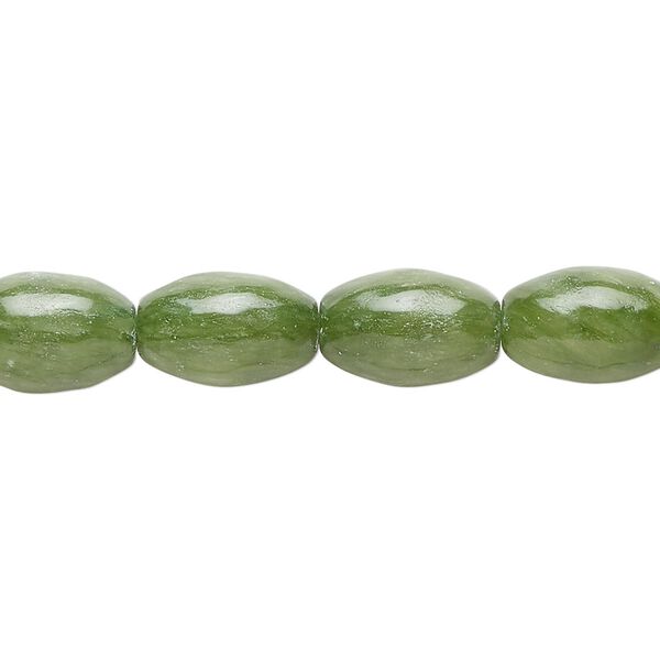 Quartz 1pkg1, oval bead 15 inch 12x8mm image number 0