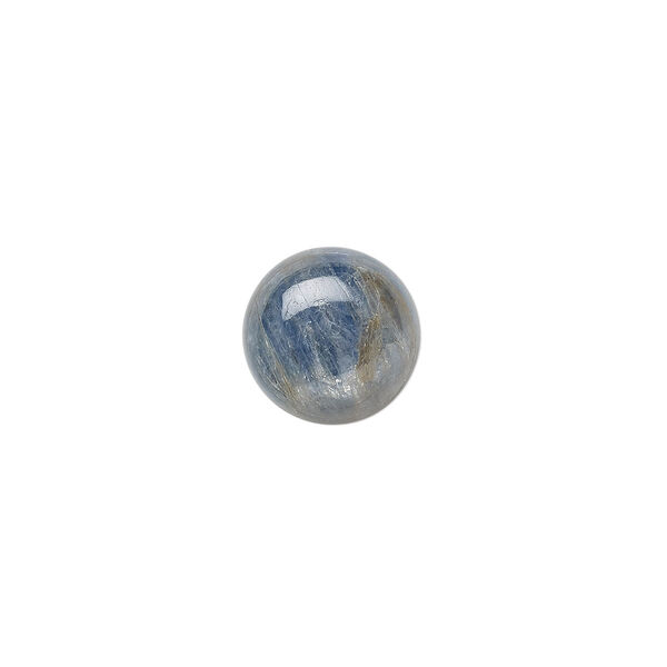 Blue kyanite 1pkg1, calibrated round cab 10mm image number 0