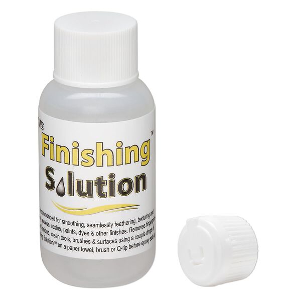 Solvent, Aves® Finishing Solution™, clear. Sold per 1-ounce bottle. image number 0