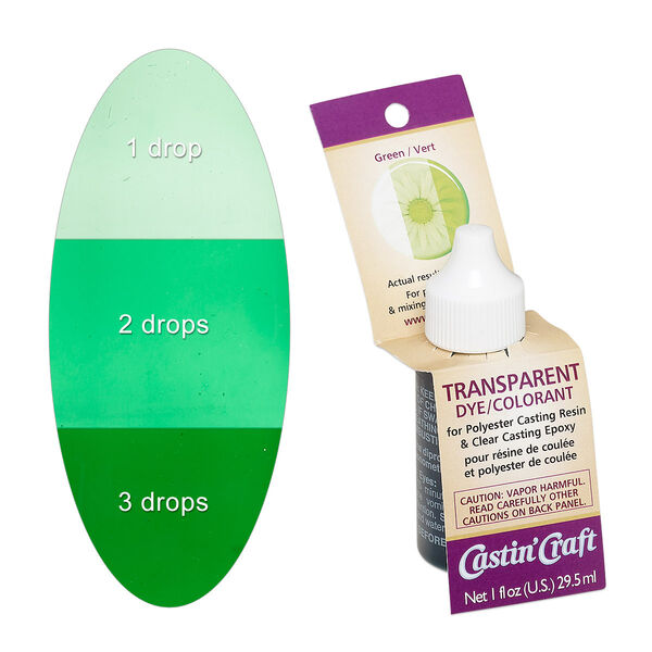 Dye, Castin' Craft®, green. Sold per 1-fluid ounce bottle. image number 0