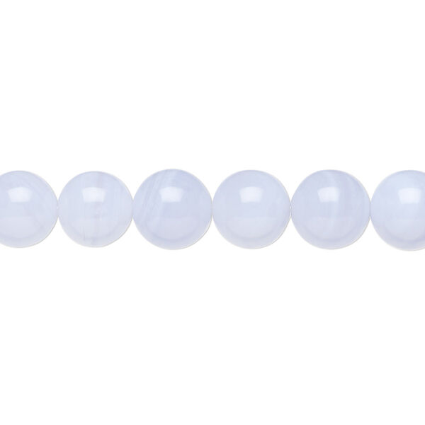 Blue lace agate 1pkg1, round bead natural 15.5-16 inch 8mm image number 0