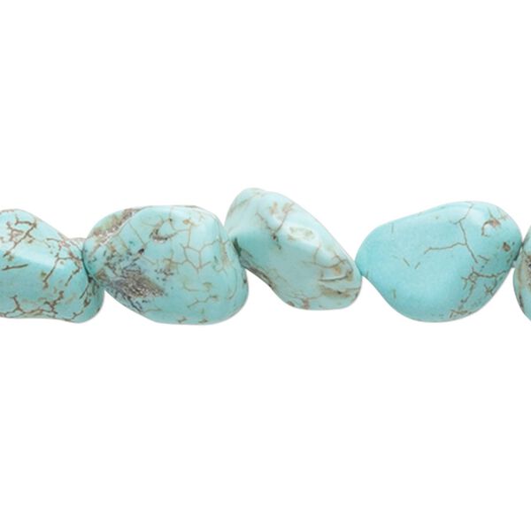 Magnesite 1pkg1, nugget bead 15 inch small image number 0