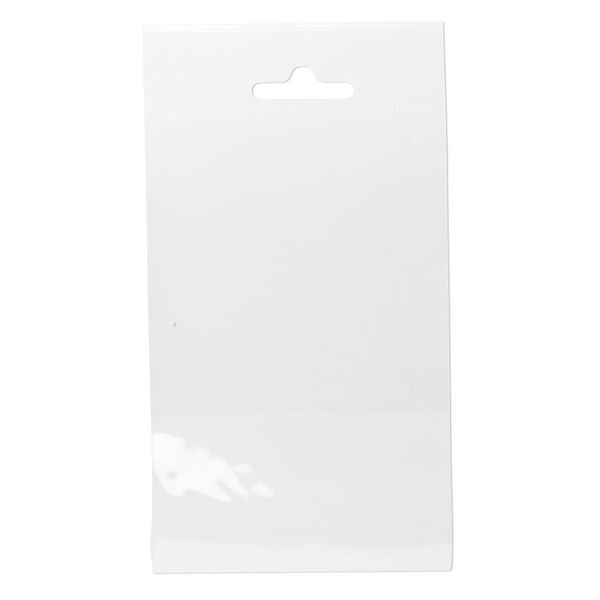 Bag, Clean-Vu®, plastic, clear, 3x3 inches with hole. Sold per pkg of 1,000. image number 1