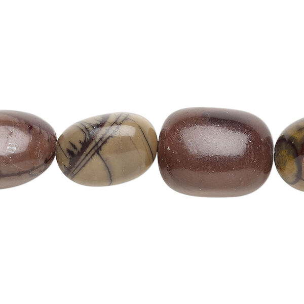 Purple creek stone 1pkg1, nugget bead 15.5-16 inch small image number 0