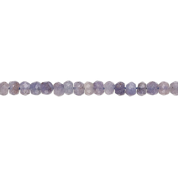Quartz 1pkg1, hand-cut faceted rondelle bead 12 inch 3x2mm-4x3mm image number 0