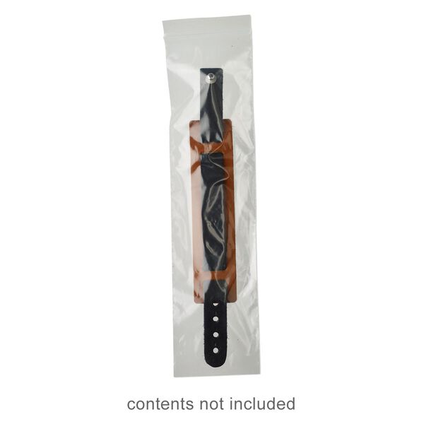 Bag, Tite-Lip™, plastic, clear, 3x12-inch top zip. Sold per pkg of 100. image number 0