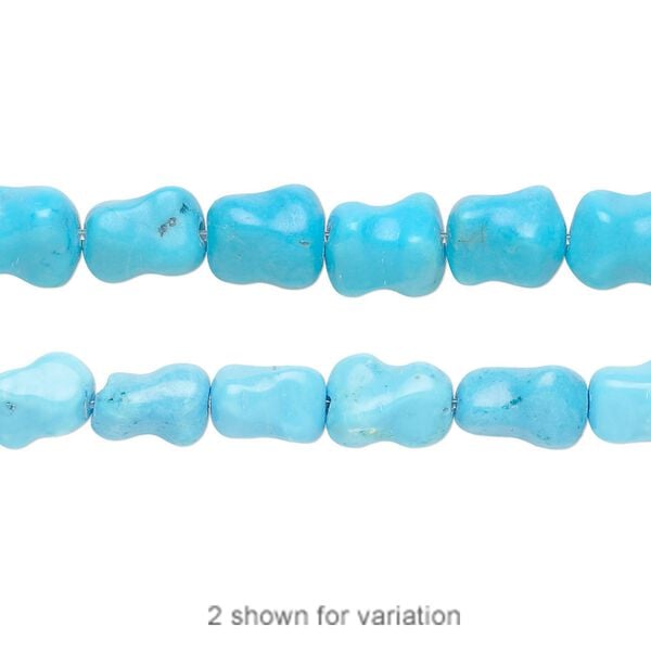 Magnesite 1pkg1, dog bone bead 15.5-16 inch 7x5mm-11x8mm image number 0