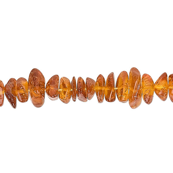 Amber 1pkg1, chip bead medium 15.5-16 inch medium image number 0