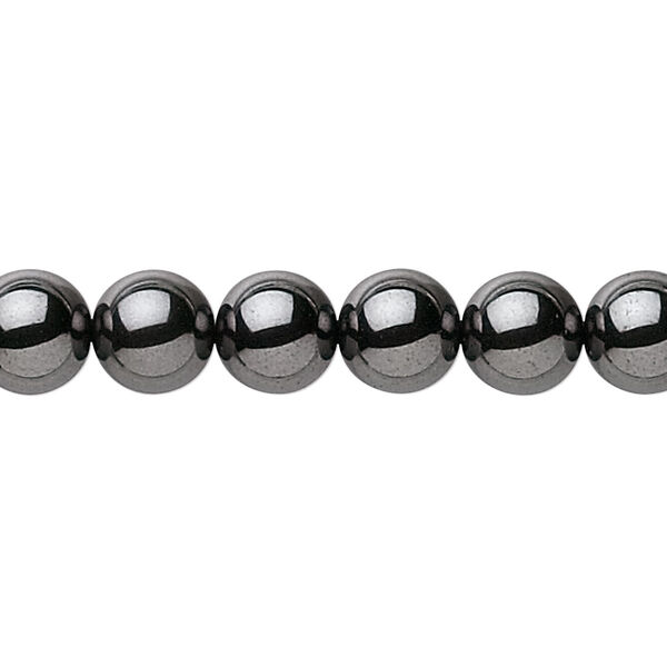 Bead, Hemalyke™ (man-made), 8mm round. Sold per 15-1/2" to 16" strand. image number 0