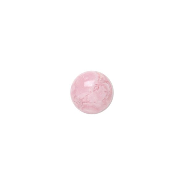 Rhodochrosite 1pkg1, calibrated round cab natural 10mm image number 0