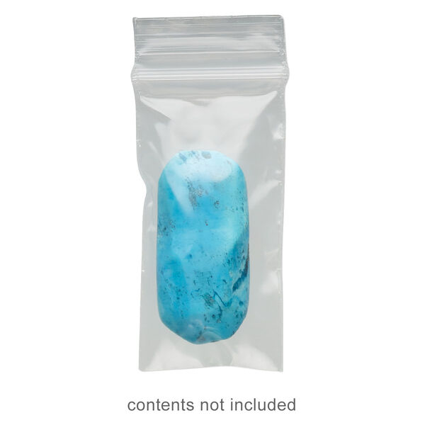 Bag, Tite-Lip™, plastic, clear, 1x2-inch top zip. Sold per pkg of 100. image number 0
