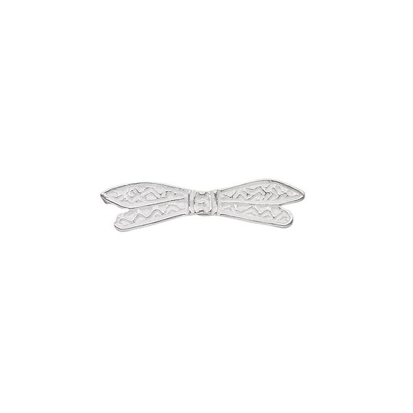 Bead, JBB Findings, sterling silver, 22x5mm dragonfly wings. Sold individually. image number 0