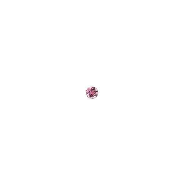 Pink tourmaline 1pkg1, hand-cut faceted round gem natural A- grade, 3mm image number 0