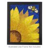 Sabrina Frey Bead Mosaic™ Starter Kit, glass / medium-density fiberboard / glue, pkg/1, multicolored, 8x10 inches with "Sunny Bee" design. image number 0