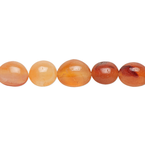 Carnelian 1pkg1, tumbled nugget bead 15.5-16 inch small image number 0