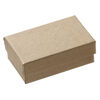 Paper / "cotton" (polyester) 1pkg10, rectangle box kraft 2.5x1.5x.88 inch image number 1