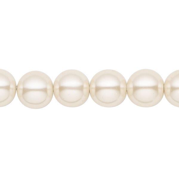 Hemalyke™ 1pkg1, pearlescent round bead 15.5-16 inch 10mm image number 0