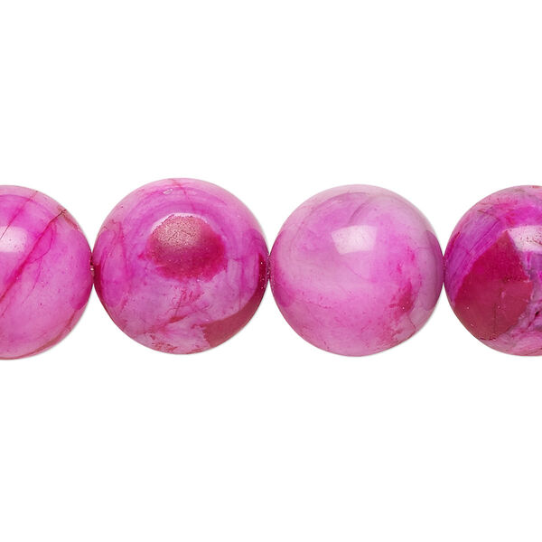 Crazy lace agate 1pkg1, round bead 15.5-16 inch 14mm image number 0