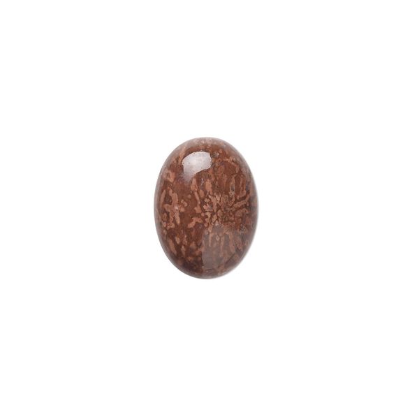 Brown chrysanthemum stone 1pkg2, calibrated oval cab natural 16x12mm image number 0