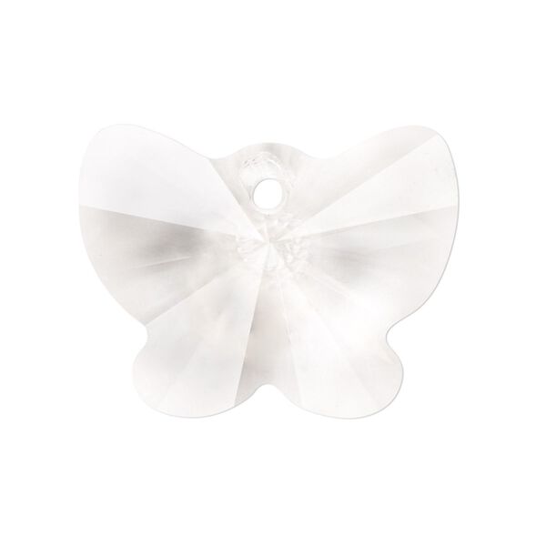 Focal 1pk transparent crystal, Celestial Crystal® 30x23mm butterfly image number 0