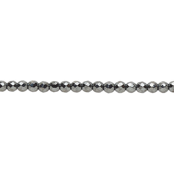 Hemalyke™ 1pkg1, faceted round bead 15.5-16 inch 3mm image number 0