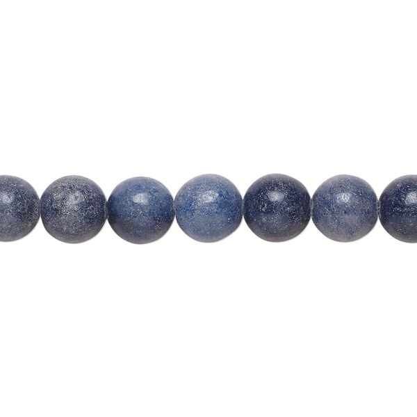 Blue aventurine 1pkg1, round bead natural 15.5-16 inch 8mm image number 0